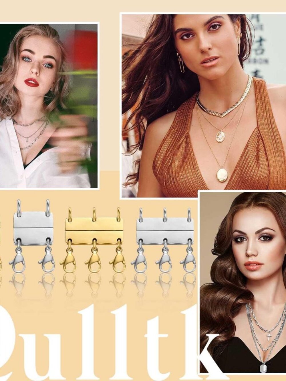 Necklace Layering Clasp Separator, Strong Magnetic - Picture 4 of 6